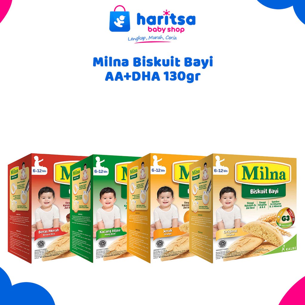 Milna Biskuit Bayi / Snack Bayi 130gr