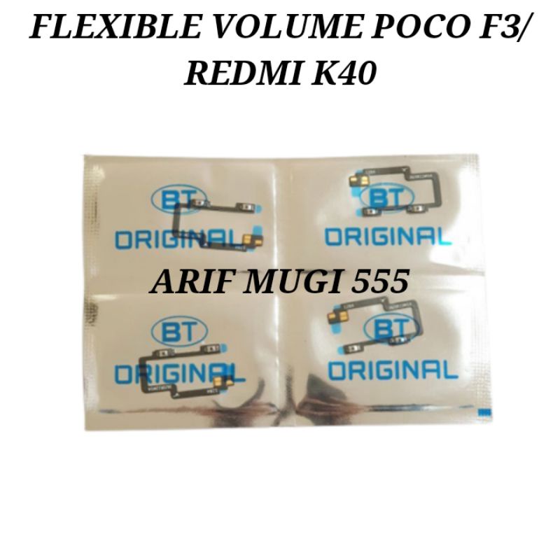 Flexible Flexible Volume Xiaomi Poco F3/Redmi K40 Original