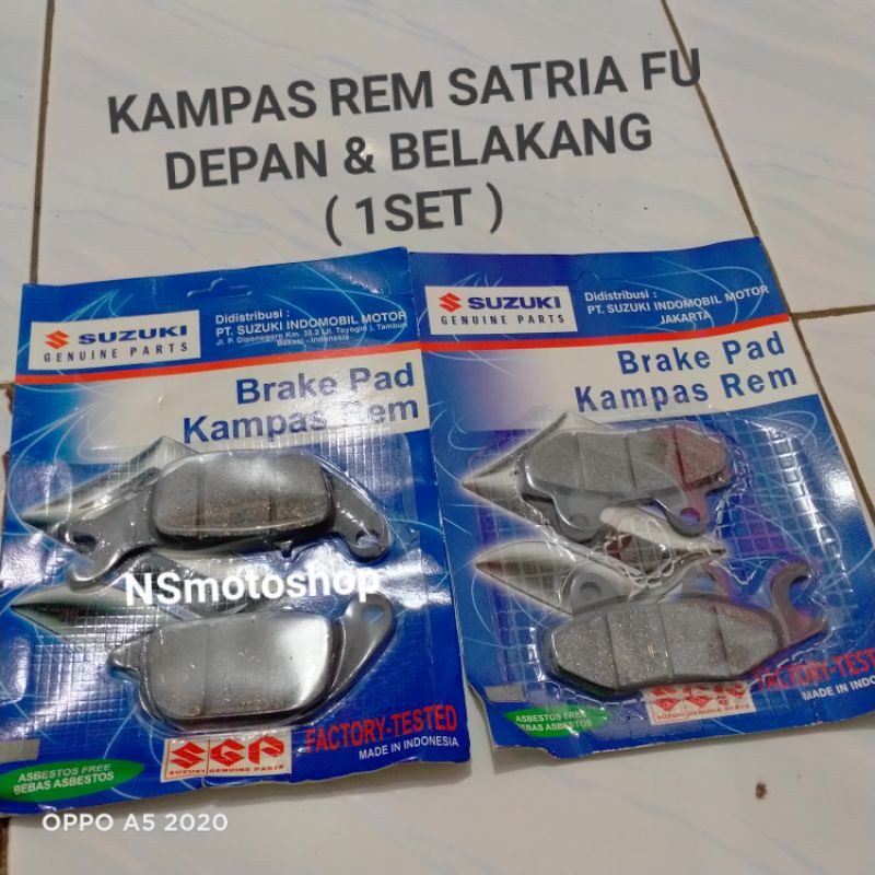 DISPAD SATRIA FU KAMPAS DEPAN KAMPAS BELAKANG SATRIA FU KARBU DISPAD PIRINGAN SATRIA FU