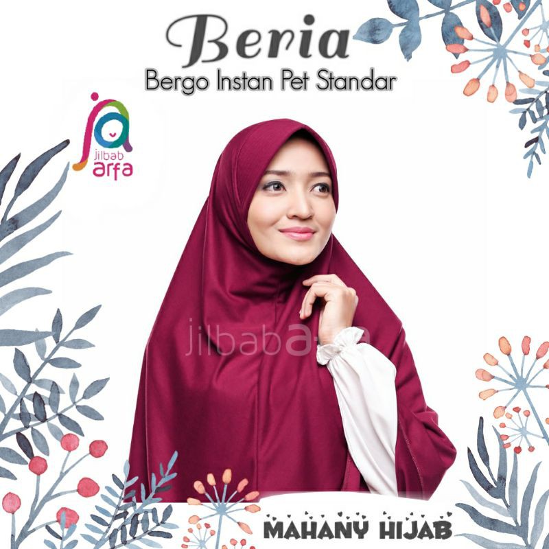 Beria Jilbab Arfa, Merah Maroon
