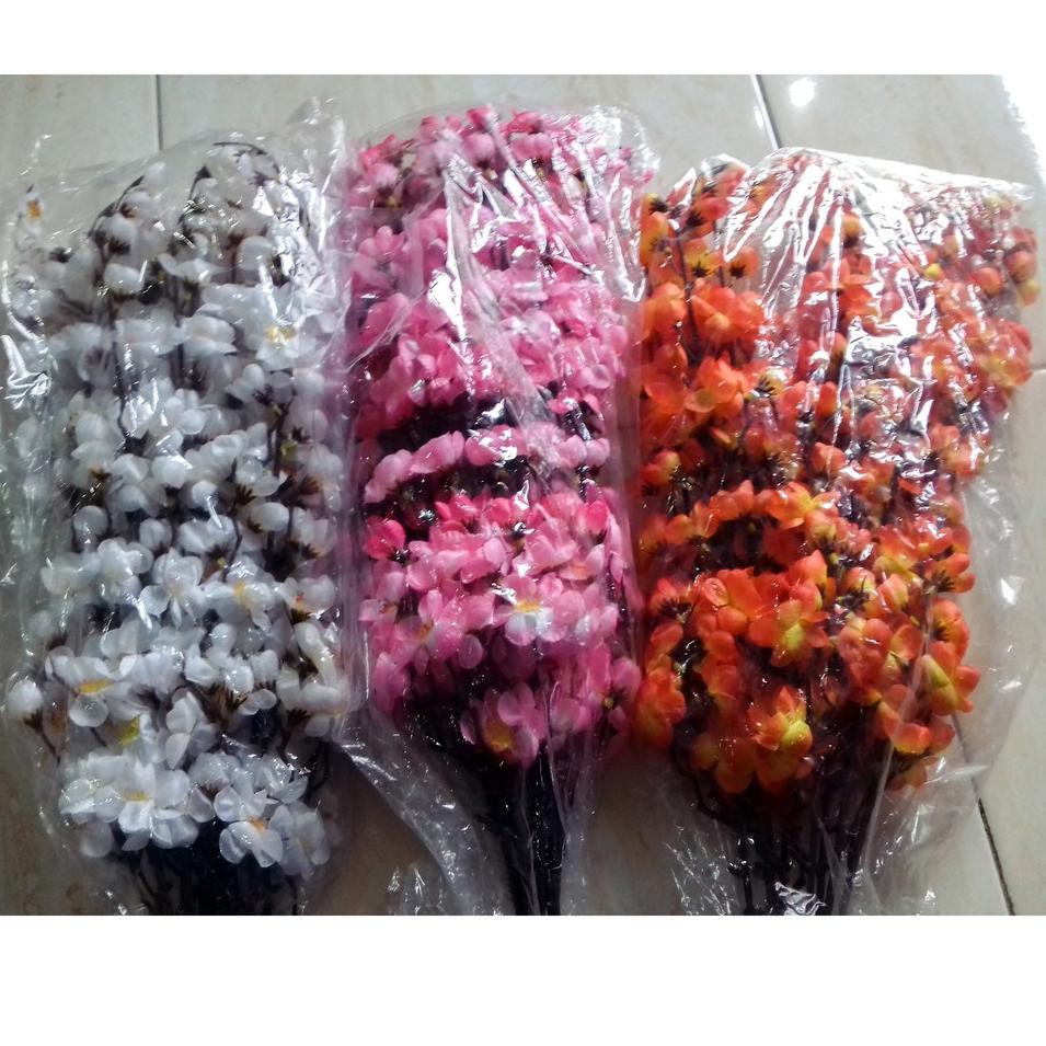 Terbaik.. Bunga Sakura artificial lusinan import / bunga sakura palsu / bunga plastik / hiasan rumah