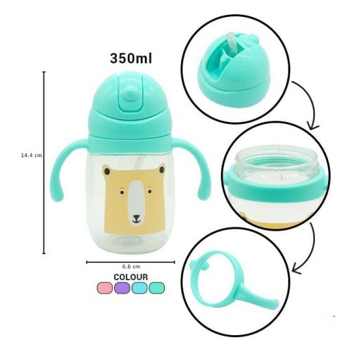 B20-1 Botol Minum Anak Karakter Beruang Tutup Clip B20-1 350ml