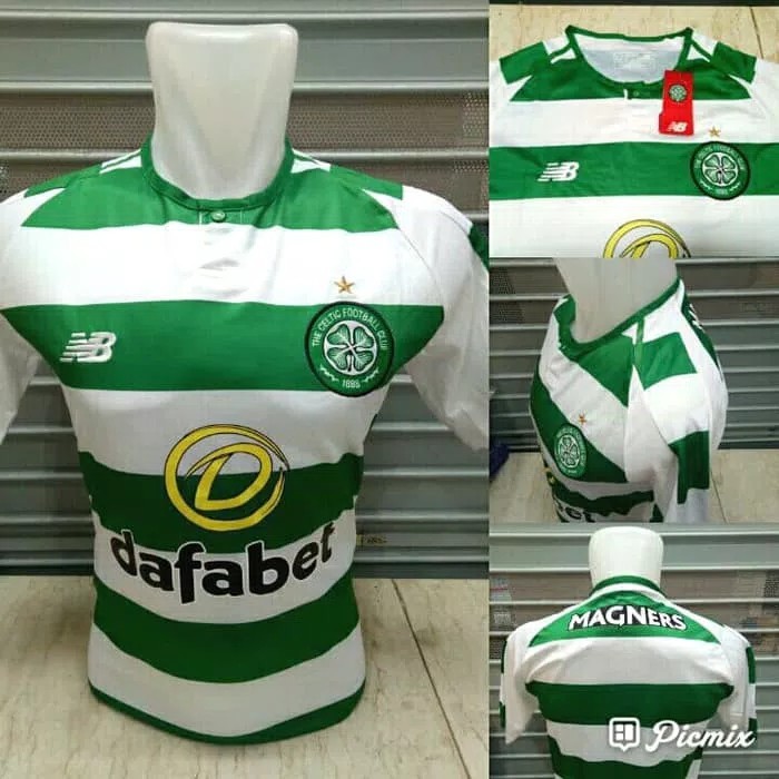 TERMUURAAH, JERSEY BOLA GLASGOW CELTIC HOME OFFICIAL 2018-2019 GRADE ORI .