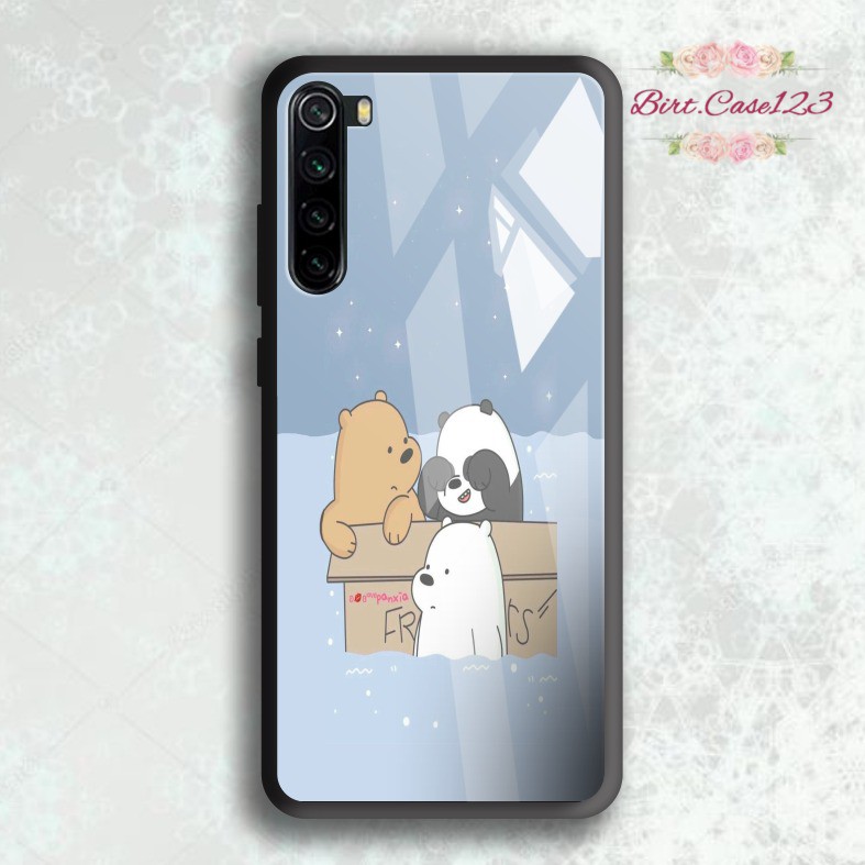 back case glass WE BARE BEARS Vivo Y91 Y17 Y12 Y15 Y93 Y95 Y81 Y83 Y71 Y53 Y20 Y30 Y50 V17 BC5269