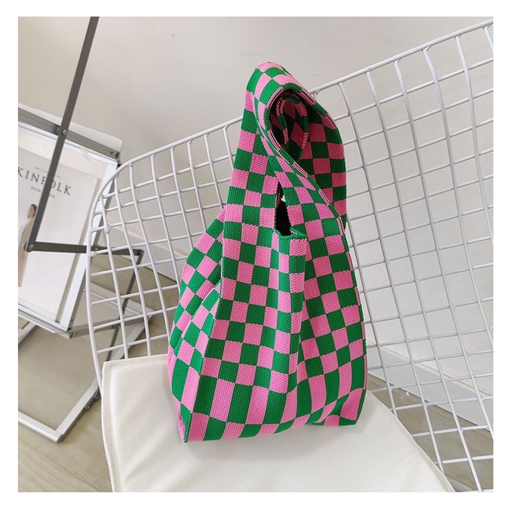 TI 3138 - BUFFOLLOW Vacay Tote Bag Motif Catur - Tas Bangkok Thailand Bufollow Bag - E1