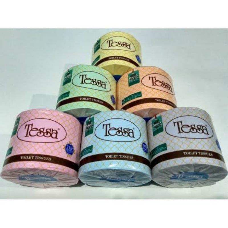 Tessa Tissue Toilet Roll - Tessa Tissu Gulung WC - Tisu Kamar Mandi Roll