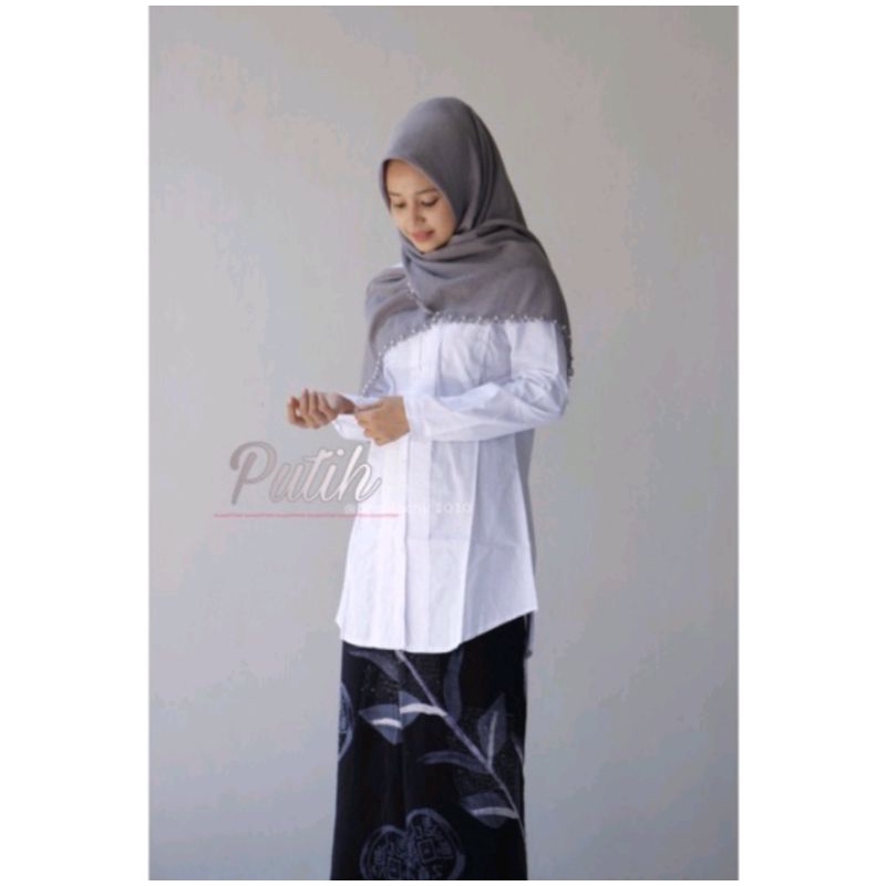 [COD] READY ATASAN PUTIH SPESIAL // ATASAN MURAH // BAJU MURAH // KEMEJA MURAH // BAJU PUTIH PANJANG