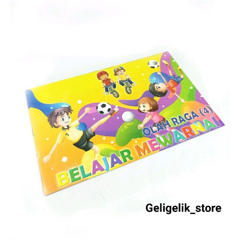 BUKU MEWARNAI BW.B5 KECIL/ COLORING BOOK B5 KECIL-2