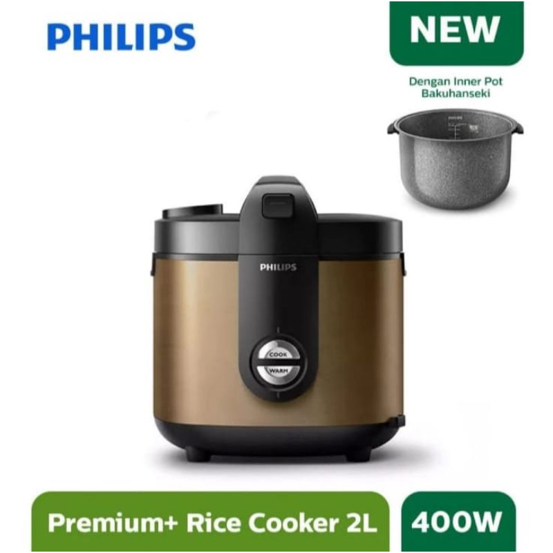 Philips Rice Cooker 2 L HD3138 Premium Plus Magic Com Philips