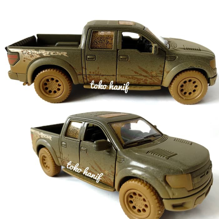 Diecast miniatur Mobil ford F150 RaptorMN024