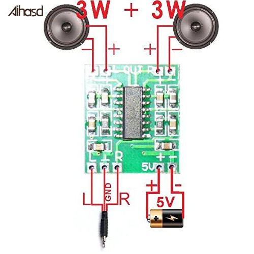 PAM8403 Kit Digital Power Amplifier Board 3W Stereo Power Amplifier Module