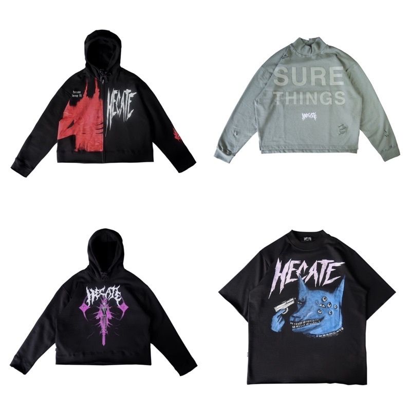 HECATE DROP 11 | HECATE C WOLF | HECATE RADIANCE | HECATE MILDEW | HECATE PAINT ZIP HOODIE