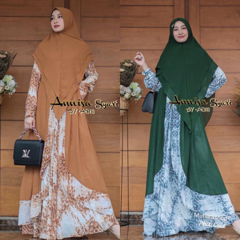 gamis Babydoll set ORI Annisa Syari By.Asm