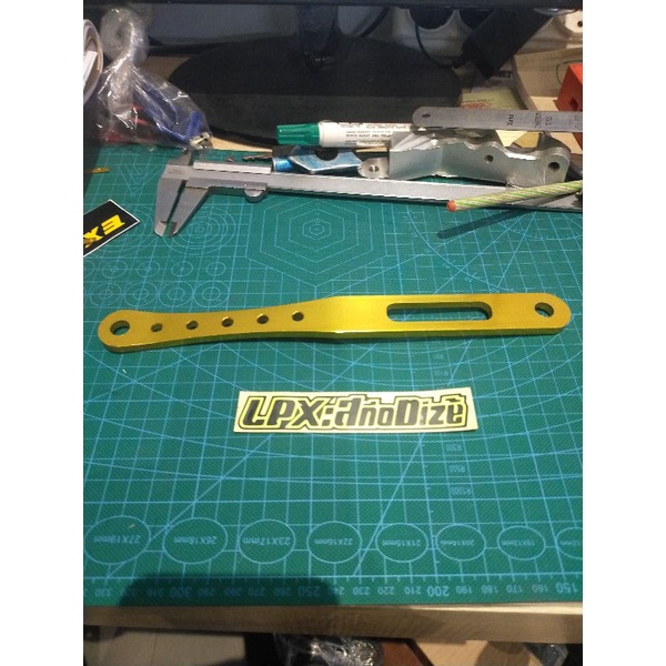 Breket tahanan knalpot Racing Mio/nouvo by Daeng