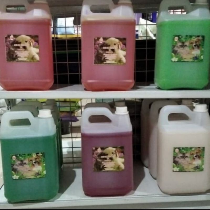 Shampo  Kucing &amp; Anjing HPJ 5Liter All Variant - sampo+cinditioner kucing dan anjing hpj