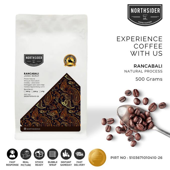 

BIJI KOPI ARABIKA RANCABALI ANAEROB NATURAL - 500GR NORTHSIDER COFFEE -Diskon Besar