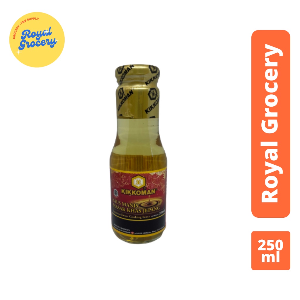 

Kikkoman Japanese Sweet Cooking Sauce Mirin Cuka Sushi Halal 250ml