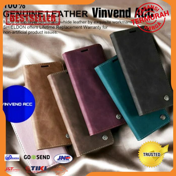 XIAOMI REDMI NOTE 9 FLIP CASE CASEME COVER LEATHER WALLET DOMPET