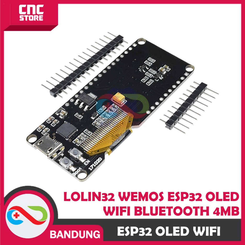 LOLIN32 WEMOS ESP32 WITH OLED DISPLAY IOT BLUETOOTH 4MB ESP-32 WIFI