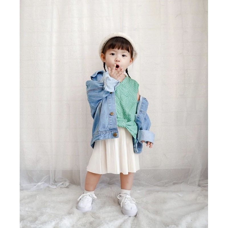 Jaket jeans anak perempuan dan laki laki / JACKIE Jeans Jacket