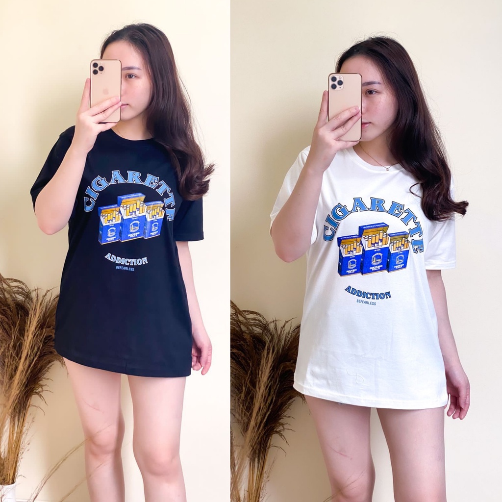 Kaos Wanita Lengan Pendek Bahan Cotton Combed 30s Kaos Jumbo Unisex Bigsize