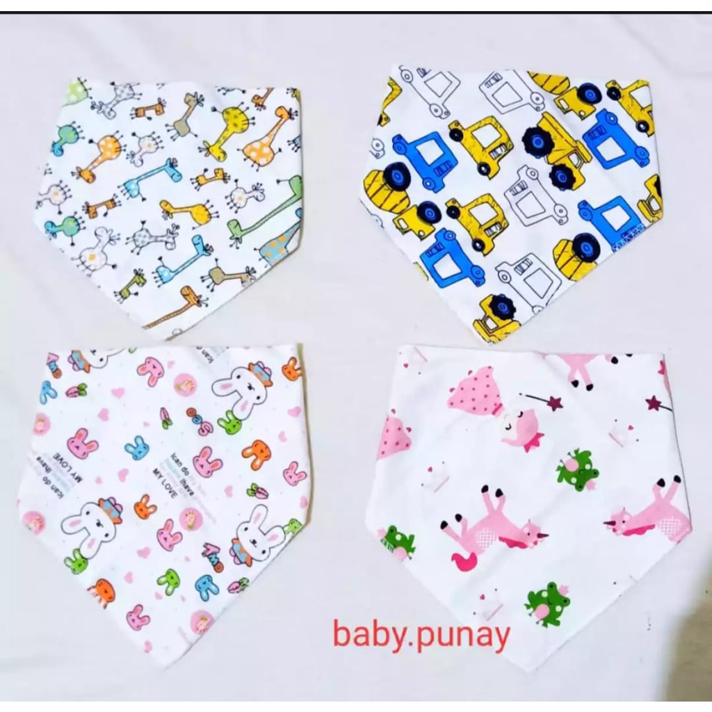 Slaber Bib Segitiga/Celemek Bayi Import