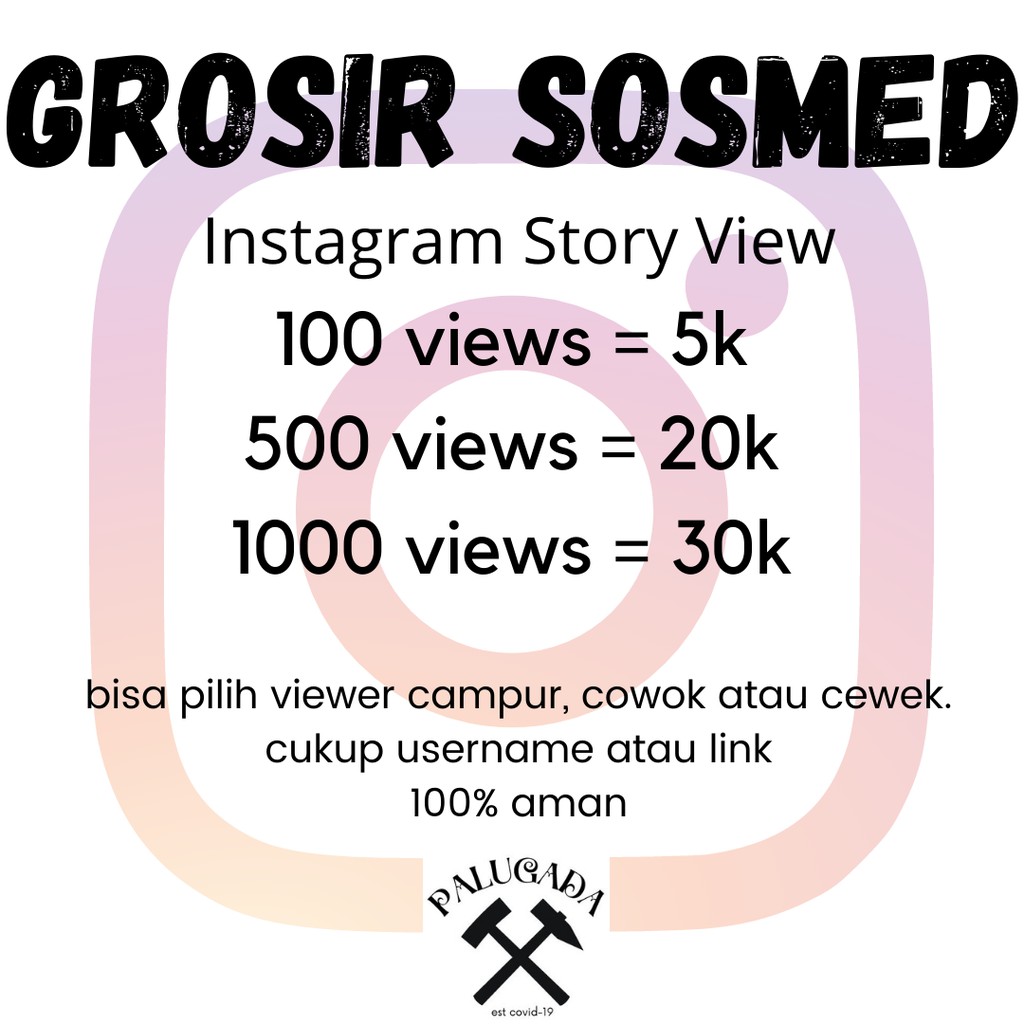JASA GROSIR IG Instagram Story View