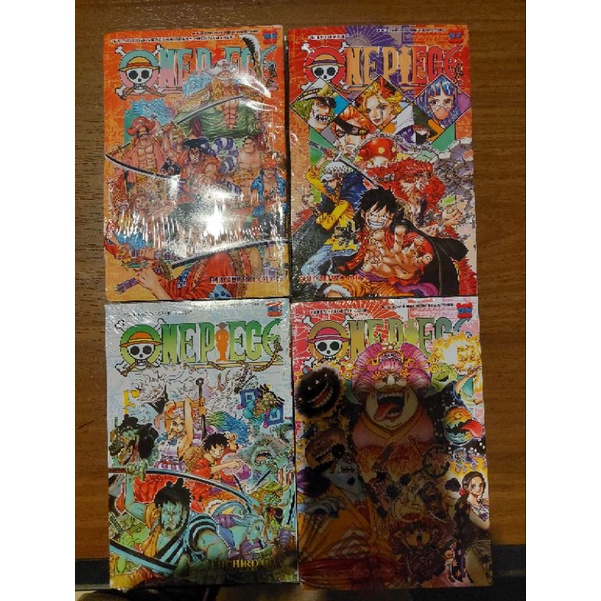 Komik One Piece set vol 96-99 segel ori