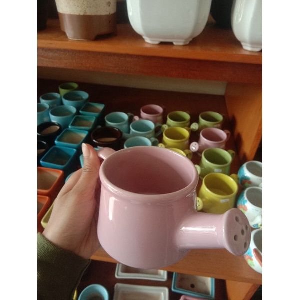 Pot Keramik Gelas/ Pot Keramik cawan / Pot Keramik Kaktus