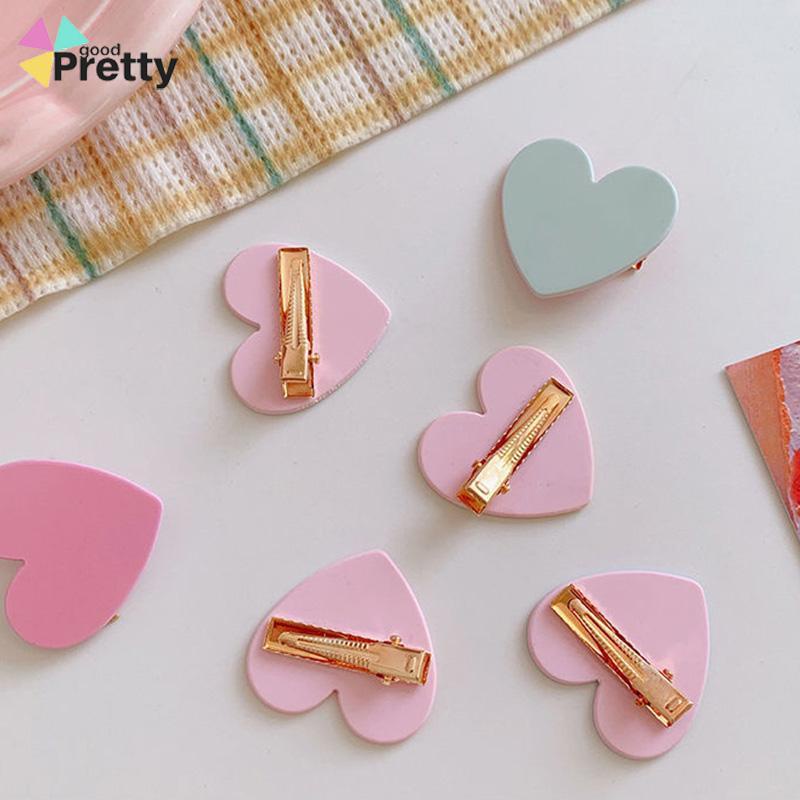 Jepit Rambut Bentuk Hati Untuk Aksesoris Anak Perempuan - PD