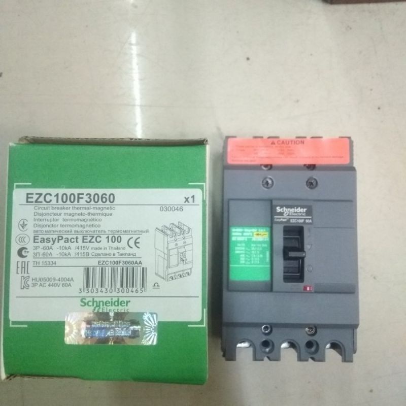 MCCB EZC100F 3060 SCHNEIDER