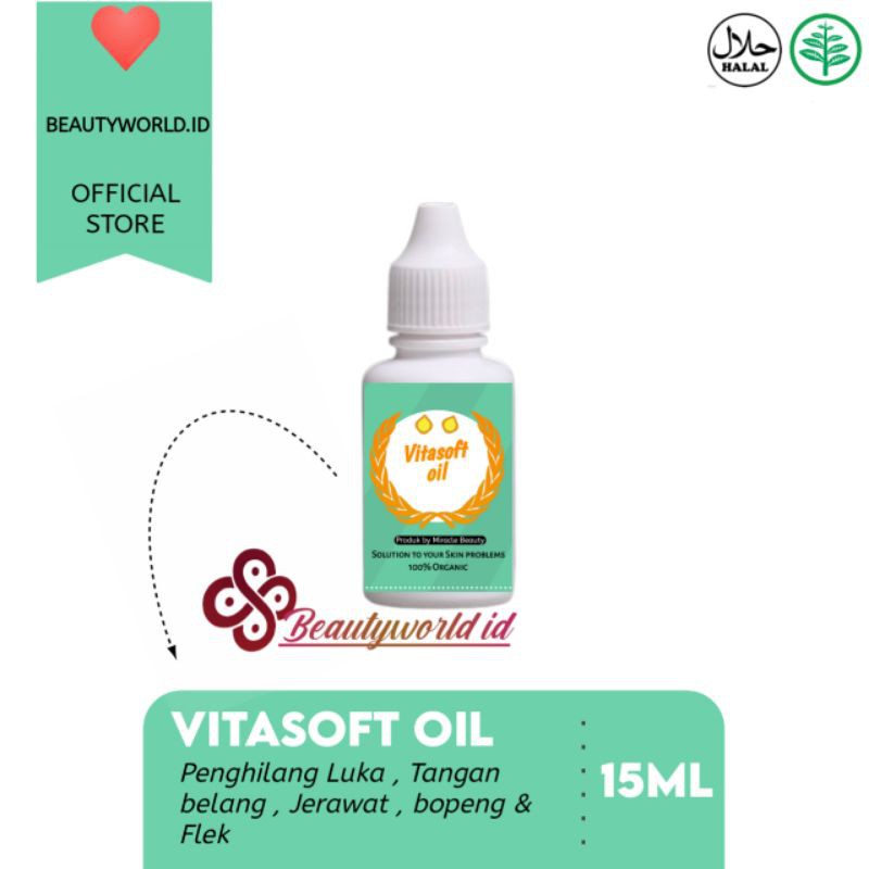 VITASOFT OIL PENGHILANG JERAWAT / LUKA
