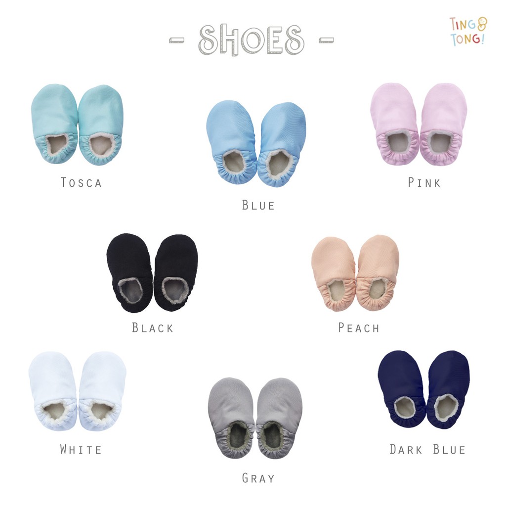 TINGTONG - Sepatu Bayi - Baby Prewalker Shoes - Kaos Kaki Pergi Bayi Polos Katun