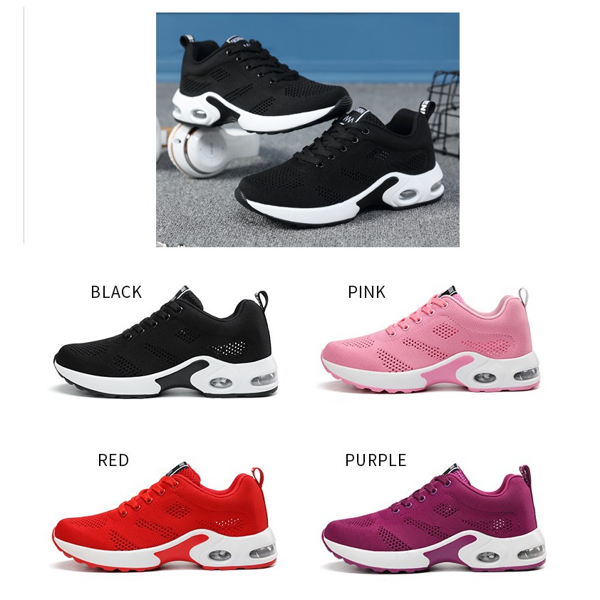 [COD] Sepatu sneakers fashion Wanita import -sepatu olahraga wanita cakep casual kualitas mantul 202-hitam