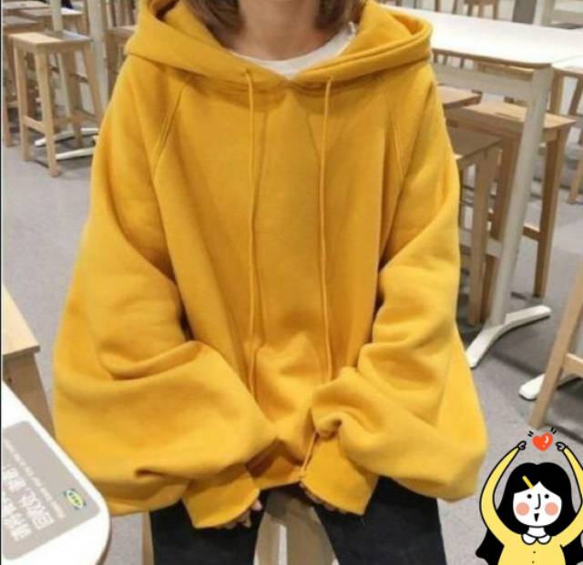 HOODIE SWEATER OVERSIZE POLOS ULLZANG KOREAN FASHION ALL SIZE