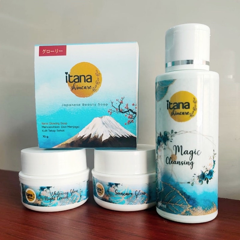 PAKET SKINCARE ITANA | PAKET GLOWING SKIN | PAKET ACNE GLOW| SERUM BRIGHTENING