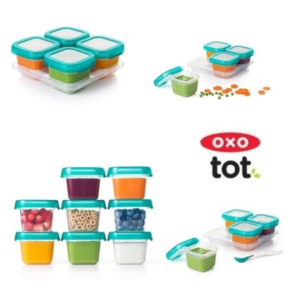 OXO TOT BABY BLOCKS FREEZER GLASS 40Z