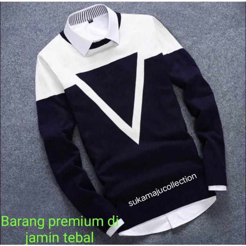 SWEATER RAJUT UNISEX / SWEATER RAJUT PRIA DAN WANITA TRI ANGLE BEST SELLER / PAKAIAN WANITA RAJUT