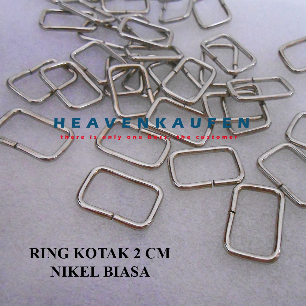 Ring Kotak Nikel 2 cm Murah