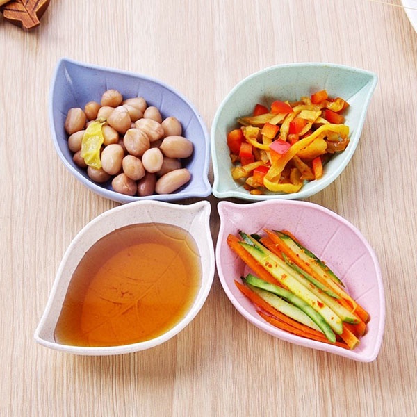 Mangkok Daun Tempat Sambal Saus Kecap / Mangkok Wadah Saos Import High Quality Kecil / TV-58