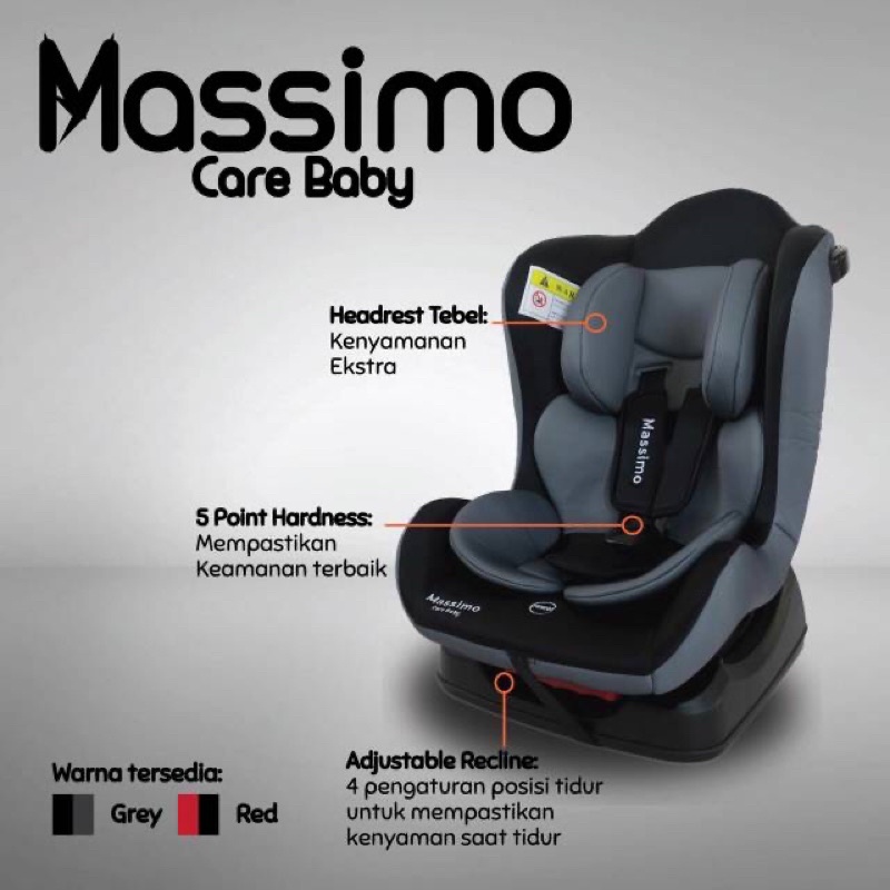 Massimo car seat Preloved