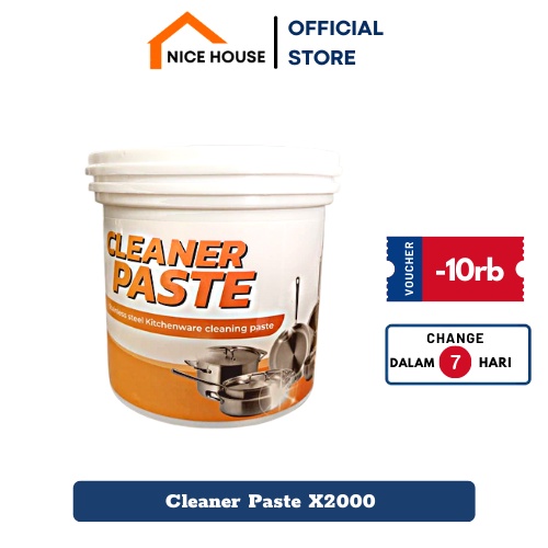 Premium (Mount) Cleaner Paste X2000 menghapus panci dan wajan, membersihkan semua noda karat