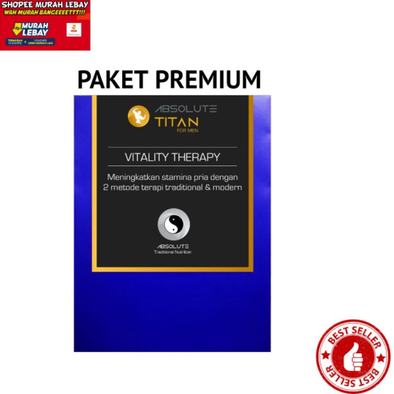 ABSOLUTE TITAN OIL"PAKET PREMIUM" (2 nutrisi hormonal + 3 minyak oles + 1 nutrisi imunnitas pria) //