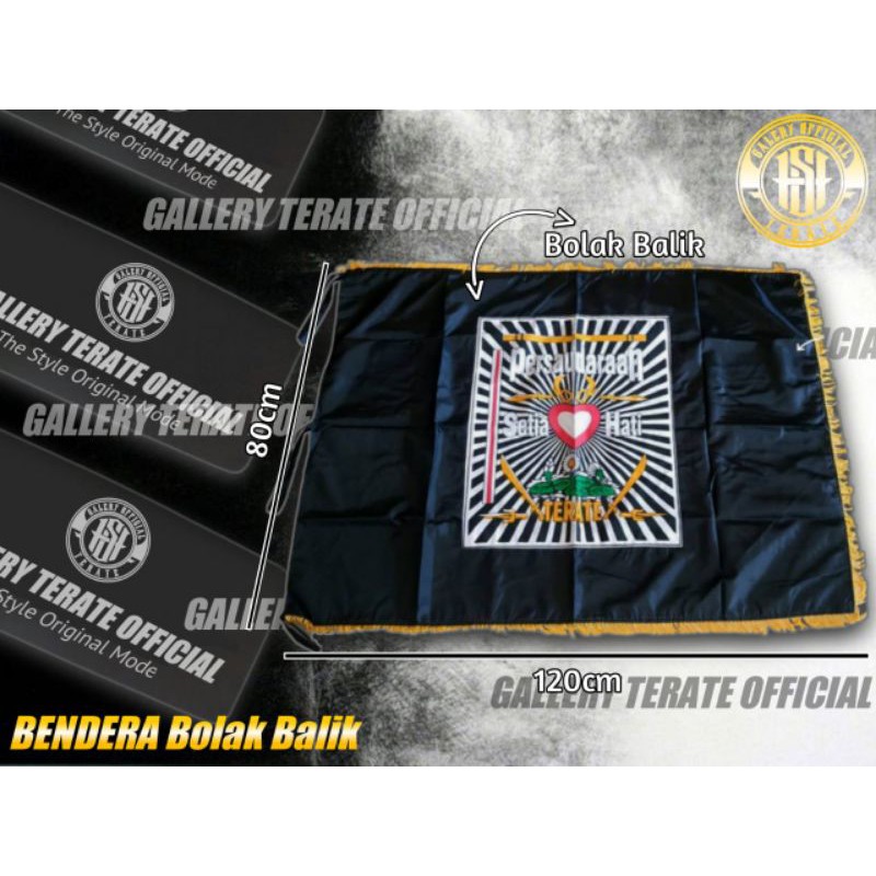 BENDERA PSHT BOLAK BALIK  PANJI PSHT BENDERA LAMBANG