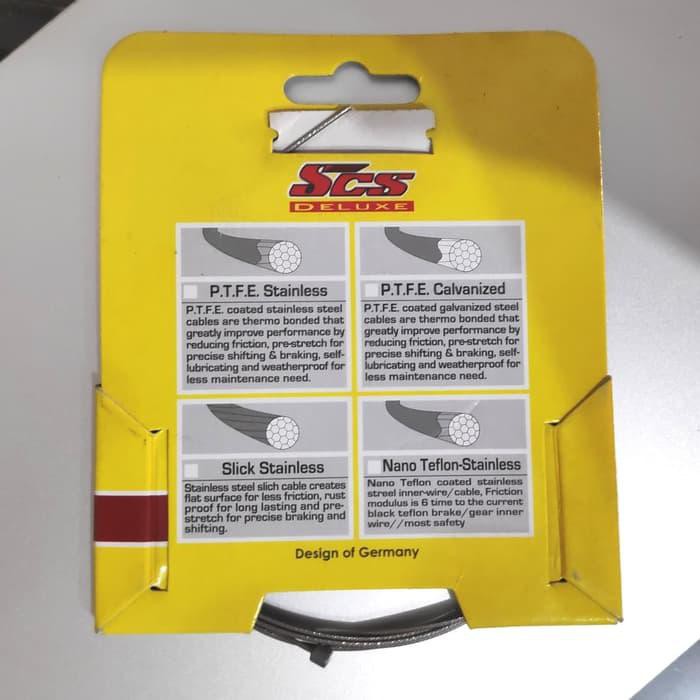 KAWAT KABEL DALAM SHIFTER OPERAN SEPEDA. GERMANY DESIGN. SCS DELUXE. 