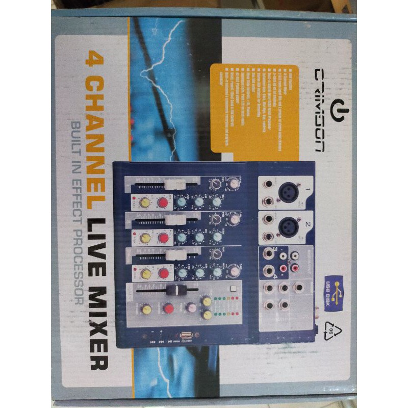 MIXER CRIMSON F4 - USB 4 channel