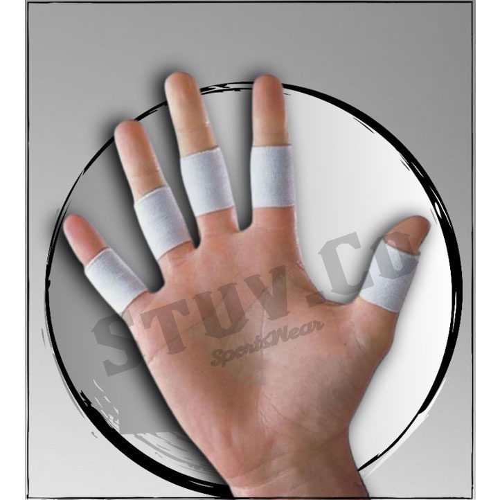 FINGER SUPPORT / KARET JARI ELASTIS / PELINDUNG JARI / DEKER JARI BUAT FUTSAL KIPER VOLLY BASKET