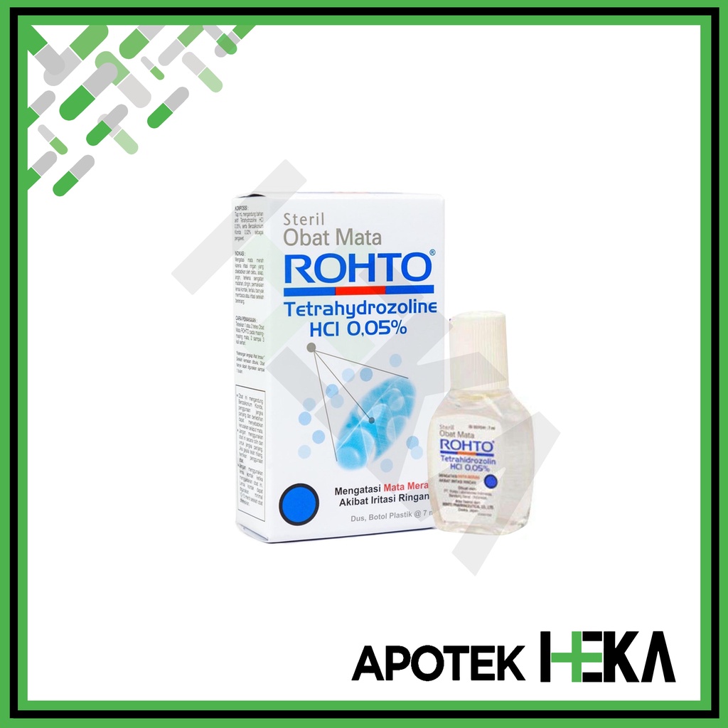 Rohto Tetes Mata 7 ml - Tetes Mata Iritasi (SEMARANG)