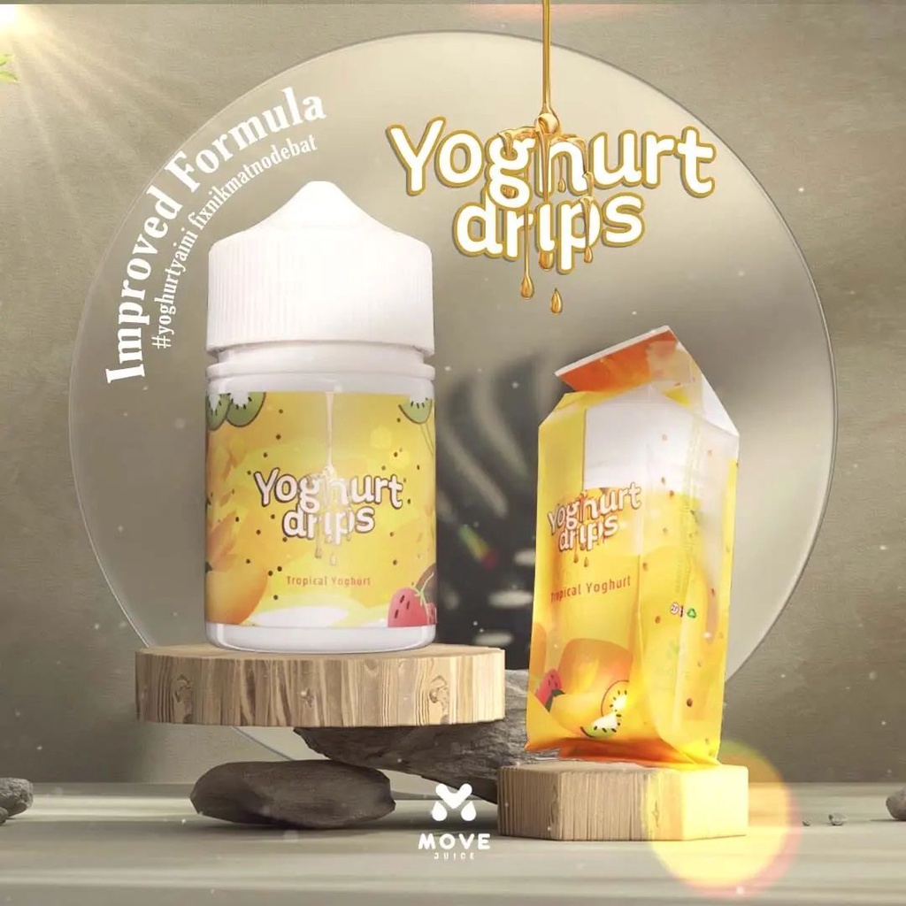 Yoghurt Drips V2 Tropical Yoghurt 60ML by Move Juice