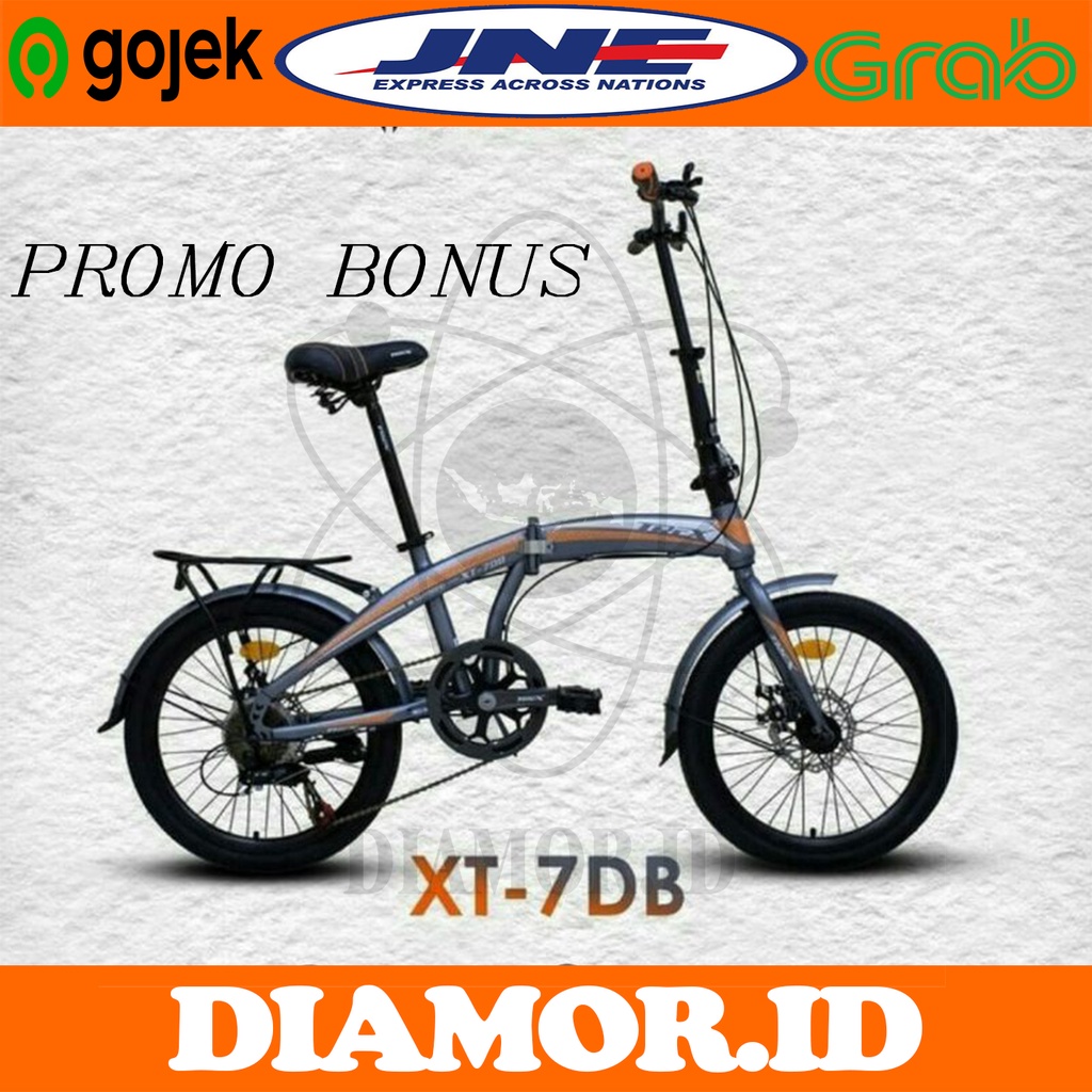Sepeda Lipat 16 inch TREX XT 7DB 7 Speed